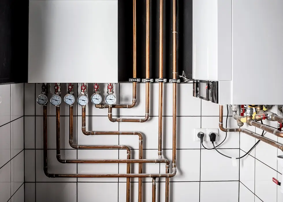 Installation einer Warmwasseranlage